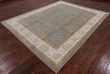 Chobi Peshawar Hand Knotted Wool Rug - 8' 1" X 10' 1" - Golden Nile