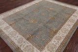 Chobi Peshawar Hand Knotted Wool Rug - 8' 1" X 10' 1" - Golden Nile