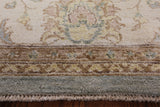 Chobi Peshawar Hand Knotted Wool Rug - 8' 1" X 10' 1" - Golden Nile