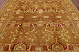 Chobi Peshawar Hand Knotted Wool Area Rug - 8' 2" X 9' 10" - Golden Nile