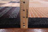 Persian Gabbeh Handmade Wool Area Rug - 6' 8" X 9' 9" - Golden Nile