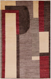 Persian Gabbeh Hand Knotted Wool Rug - 5' 7" X 8' 7" - Golden Nile