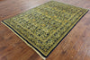 William Morris Hand Knotted Wool Area Rug 6 X 9 - Golden Nile