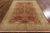 Chobi Hand Knotted Floral Area Rug 6 X 9 - Golden Nile