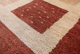 Tribal Persian Gabbeh Hand Knotted Wool Rug - 6' 9" X 9' 10" - Golden Nile