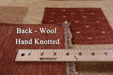 Tribal Persian Gabbeh Hand Knotted Wool Rug - 6' 9" X 9' 10" - Golden Nile