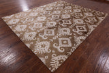 Silk Hand Knotted Rug - 8' X 10' - Golden Nile