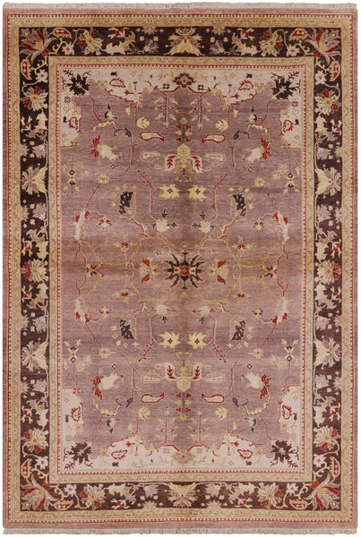 Peshawar Handmade Area Rug - 6' 3" X 9' 5" - Golden Nile