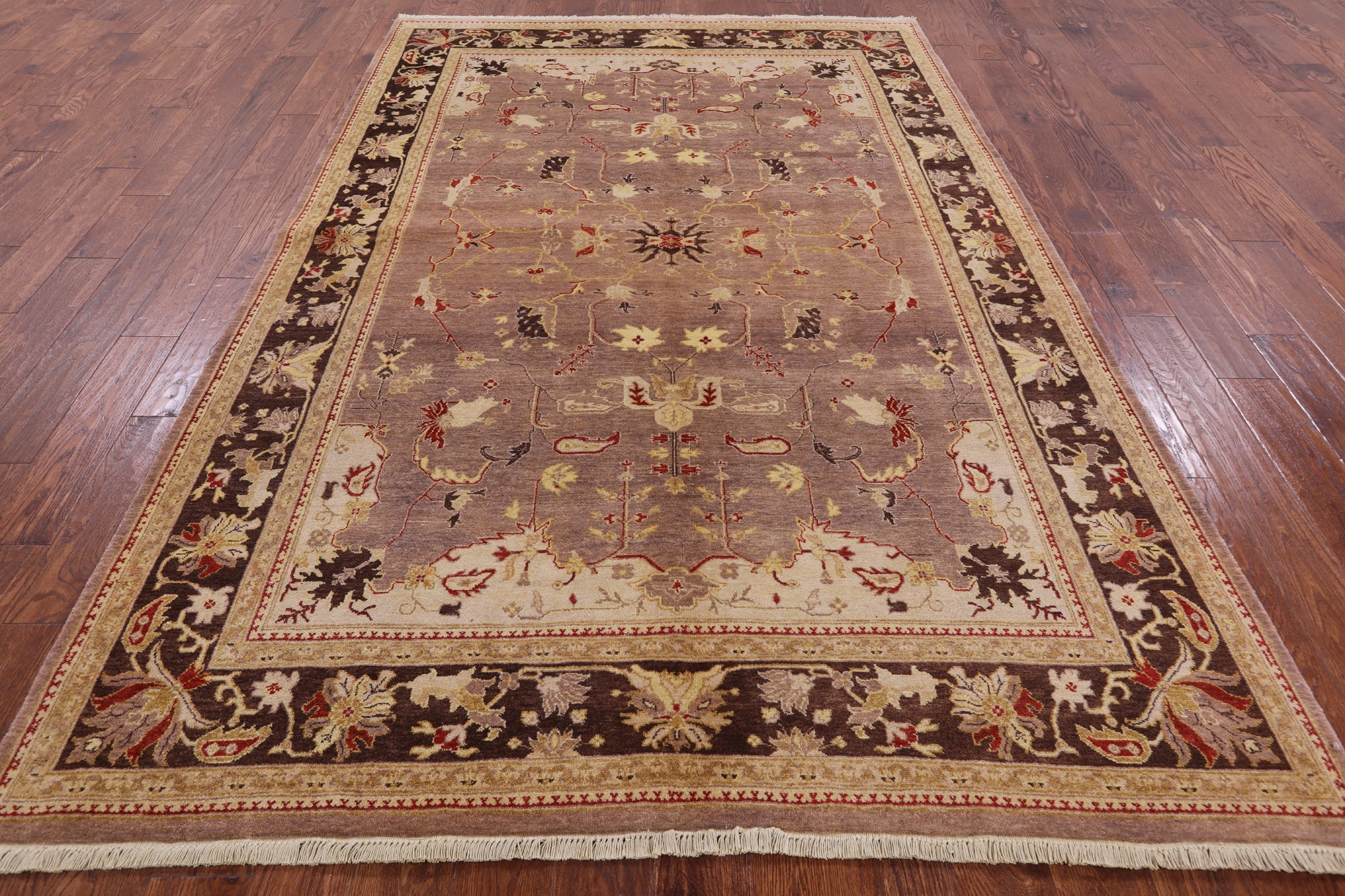 Peshawar Handmade Area Rug - 6' 3" X 9' 5" - Golden Nile