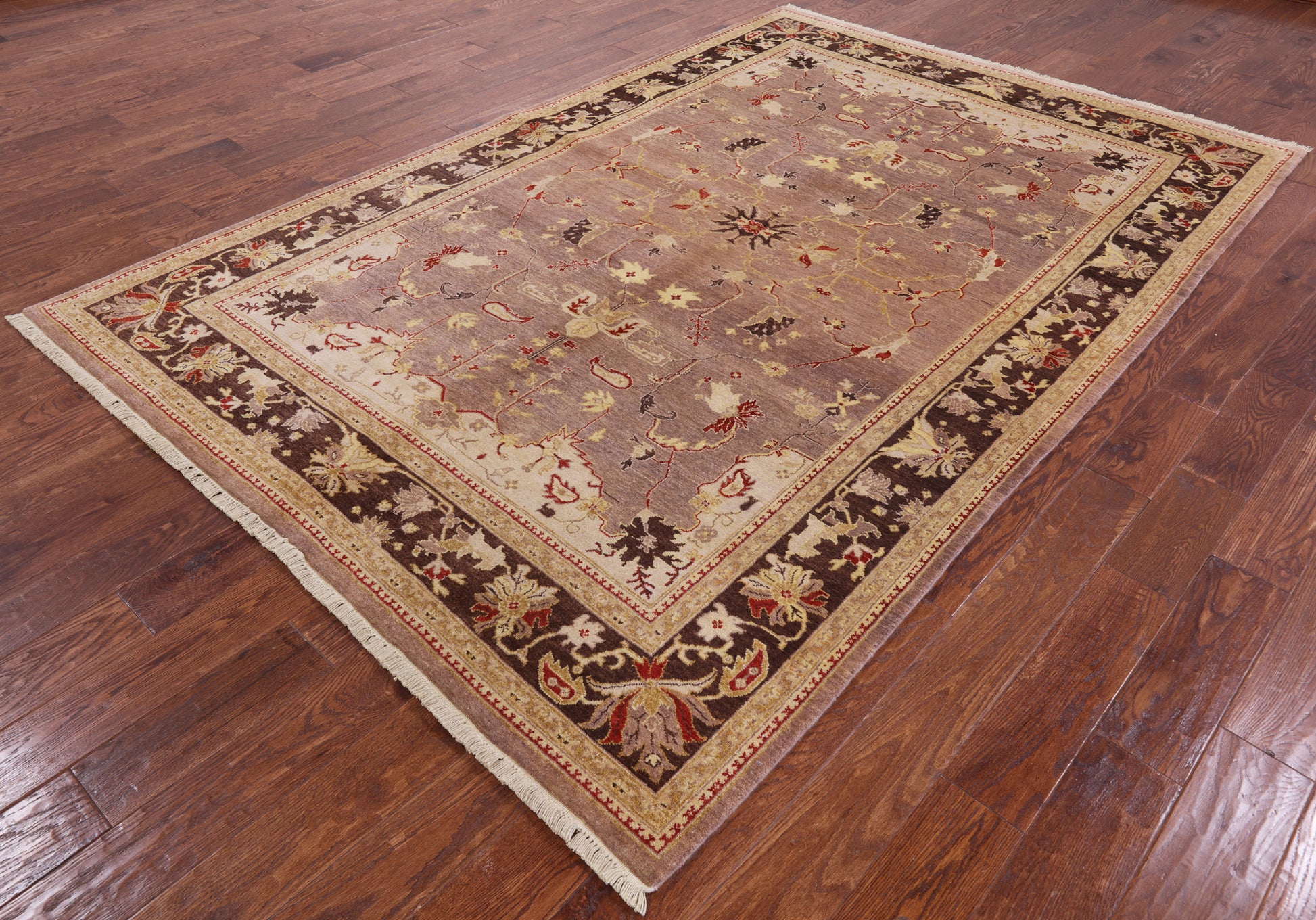 Peshawar Handmade Area Rug - 6' 3" X 9' 5" - Golden Nile
