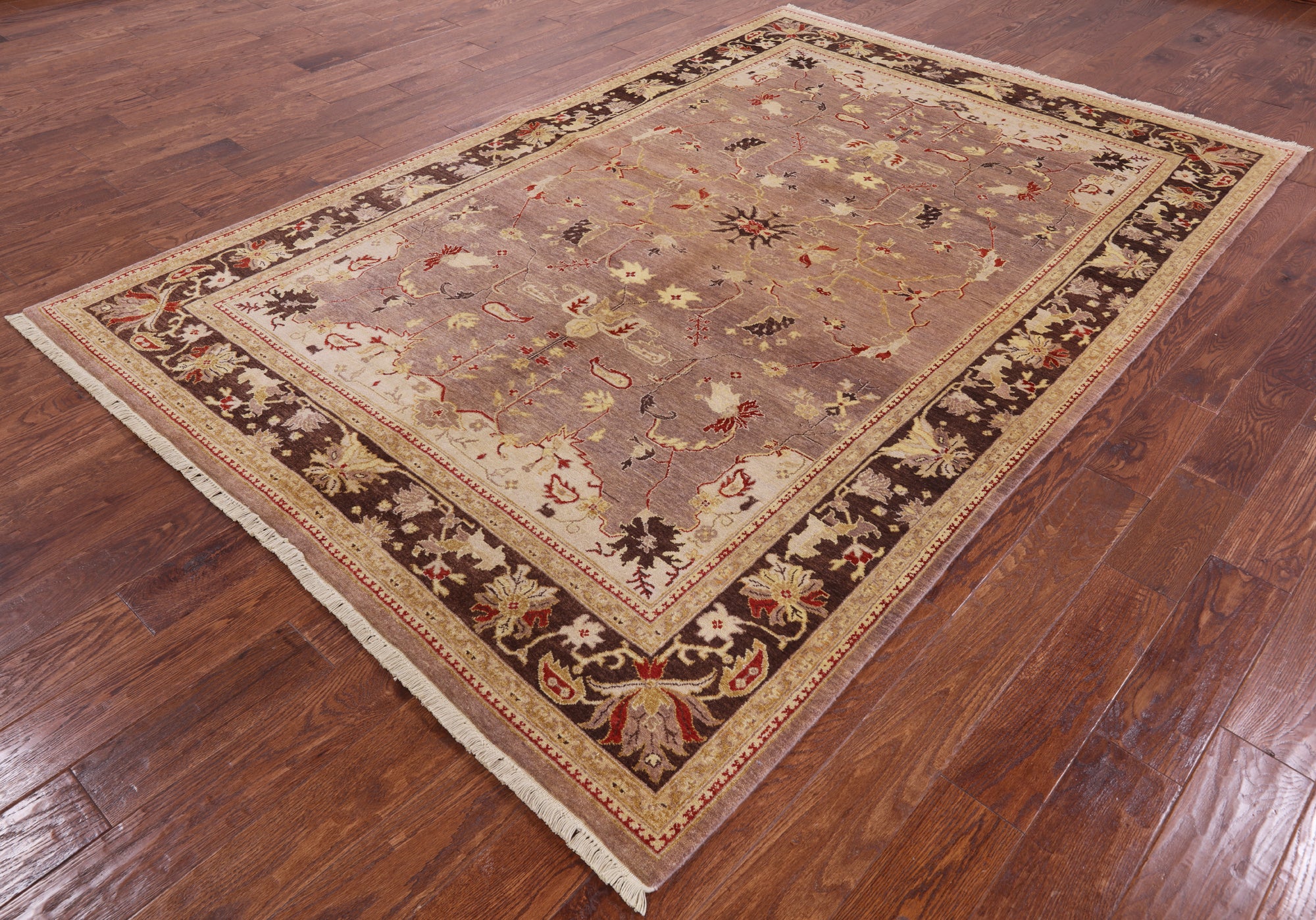 Peshawar Handmade Area Rug - 6' 3" X 9' 5" - Golden Nile
