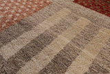 Tribal Gabbeh Hand Knotted Wool Rug - 5' 7" X 8' 8" - Golden Nile