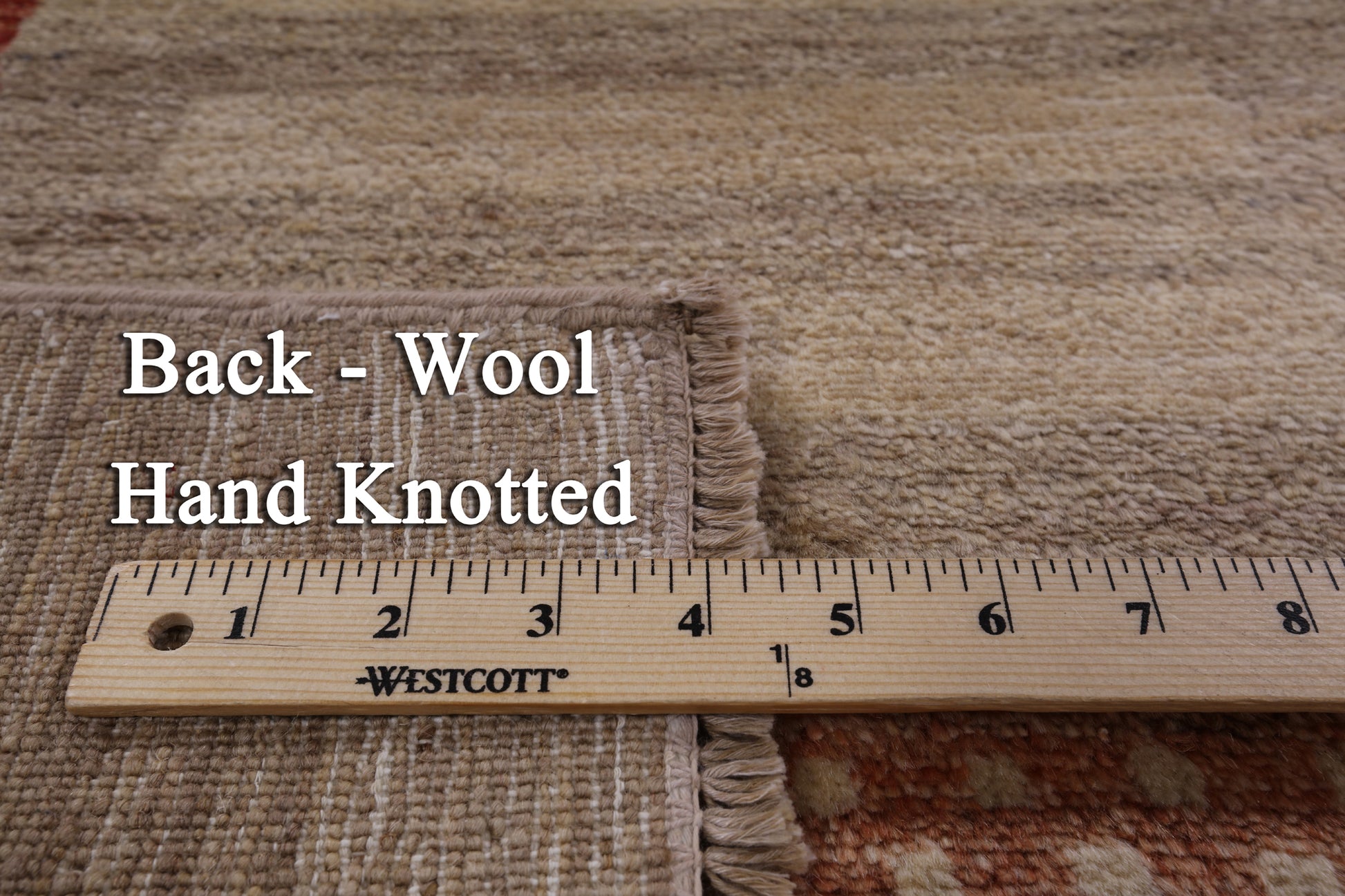 Tribal Gabbeh Hand Knotted Wool Rug - 5' 7" X 8' 8" - Golden Nile