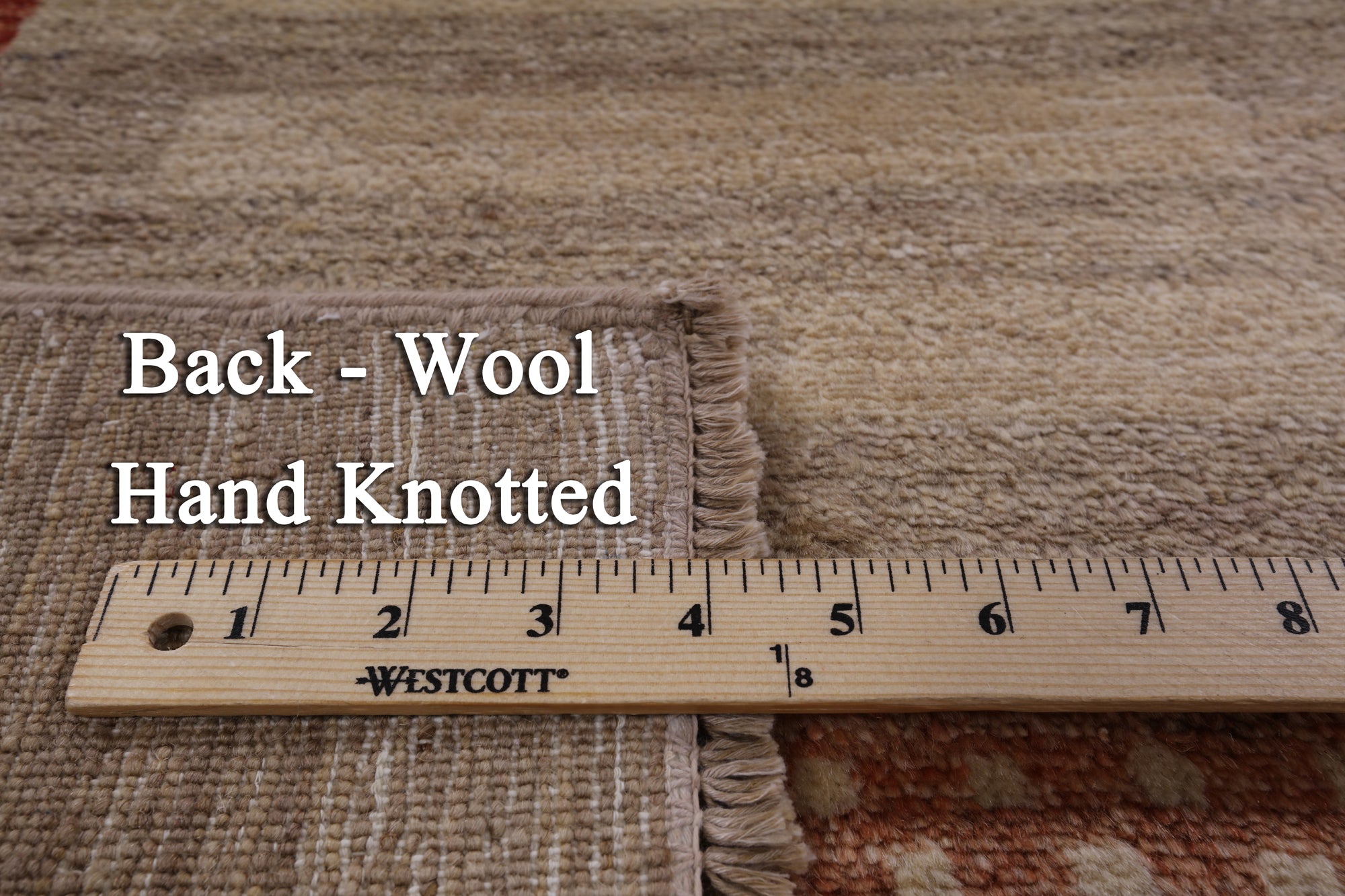 Tribal Gabbeh Hand Knotted Wool Rug - 5' 7" X 8' 8" - Golden Nile