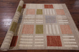 Tribal Gabbeh Hand Knotted Wool Rug - 5' 7" X 8' 8" - Golden Nile
