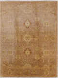 Peshawar Handmade Wool Rug - 7' 10" X 9' 10" - Golden Nile