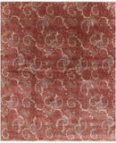 William Morris Hand Knotted Wool & Silk Rug - 8' 0" X 9' 10" - Golden Nile