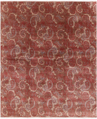 William Morris Hand Knotted Wool & Silk Rug - 8' 0