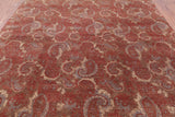 William Morris Hand Knotted Wool & Silk Rug - 8' 0" X 9' 10" - Golden Nile