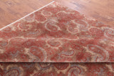 William Morris Hand Knotted Wool & Silk Rug - 8' 0" X 9' 10" - Golden Nile