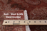William Morris Handmade Wool & Silk Rug - 7' 9" X 9' 9" - Golden Nile