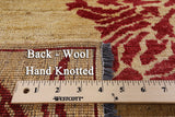 Ivory Peshawar Wool On Wool Area Rug - 5' 8" X 8' 1" - Golden Nile