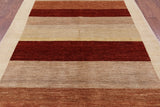 Persian Gabbeh Handmade Wool Rug - 6' 7" X 9' 5" - Golden Nile
