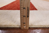 Persian Gabbeh Handmade Wool Rug - 6' 7" X 9' 5" - Golden Nile