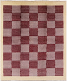 Persian Gabbeh Hand Knotted Wool Rug - 8' 5" X 9' 10" - Golden Nile