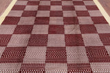 Persian Gabbeh Hand Knotted Wool Rug - 8' 5" X 9' 10" - Golden Nile
