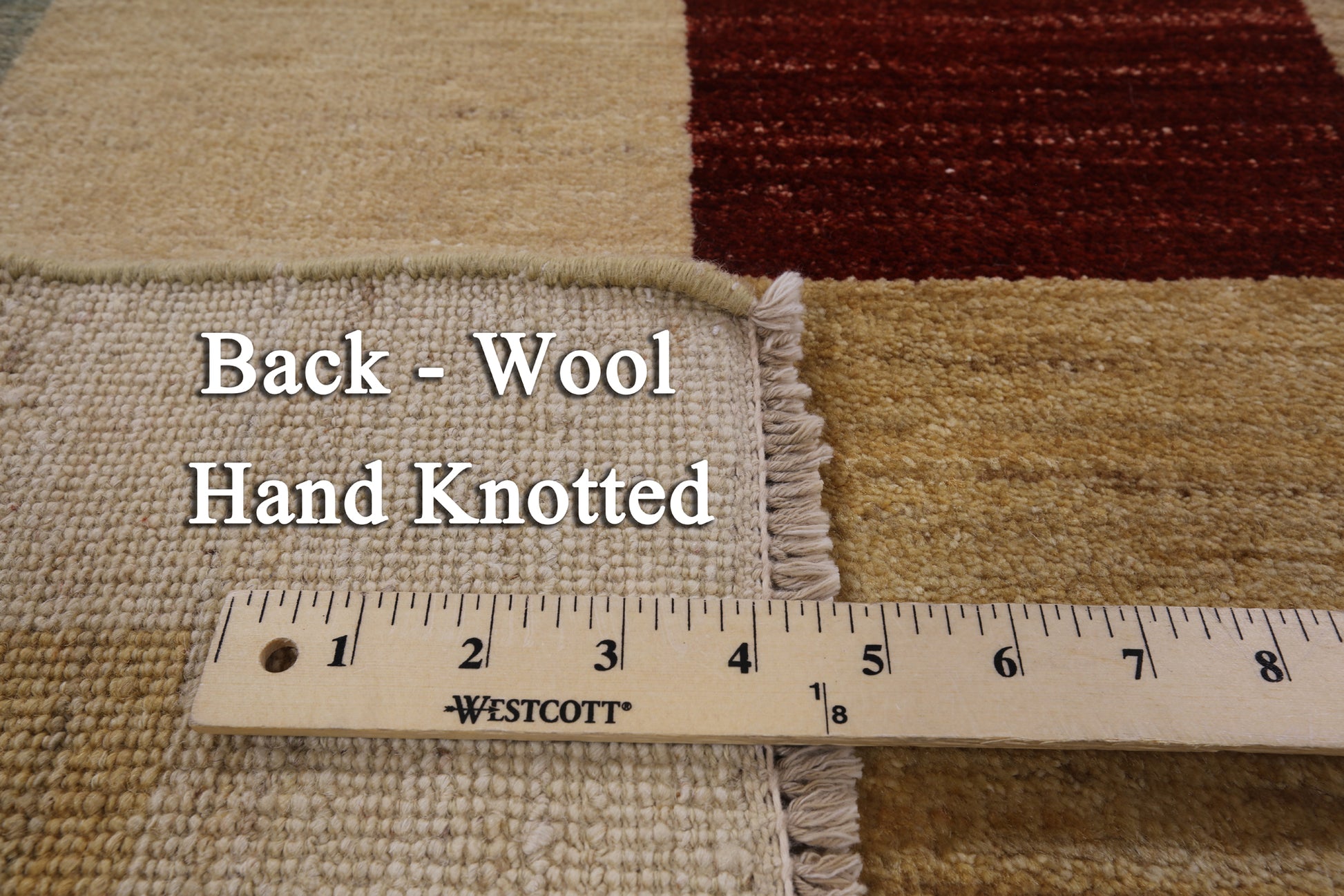 Persian Gabbeh Hand Knotted Wool Area Rug - 5' 7" X 7' 9" - Golden Nile