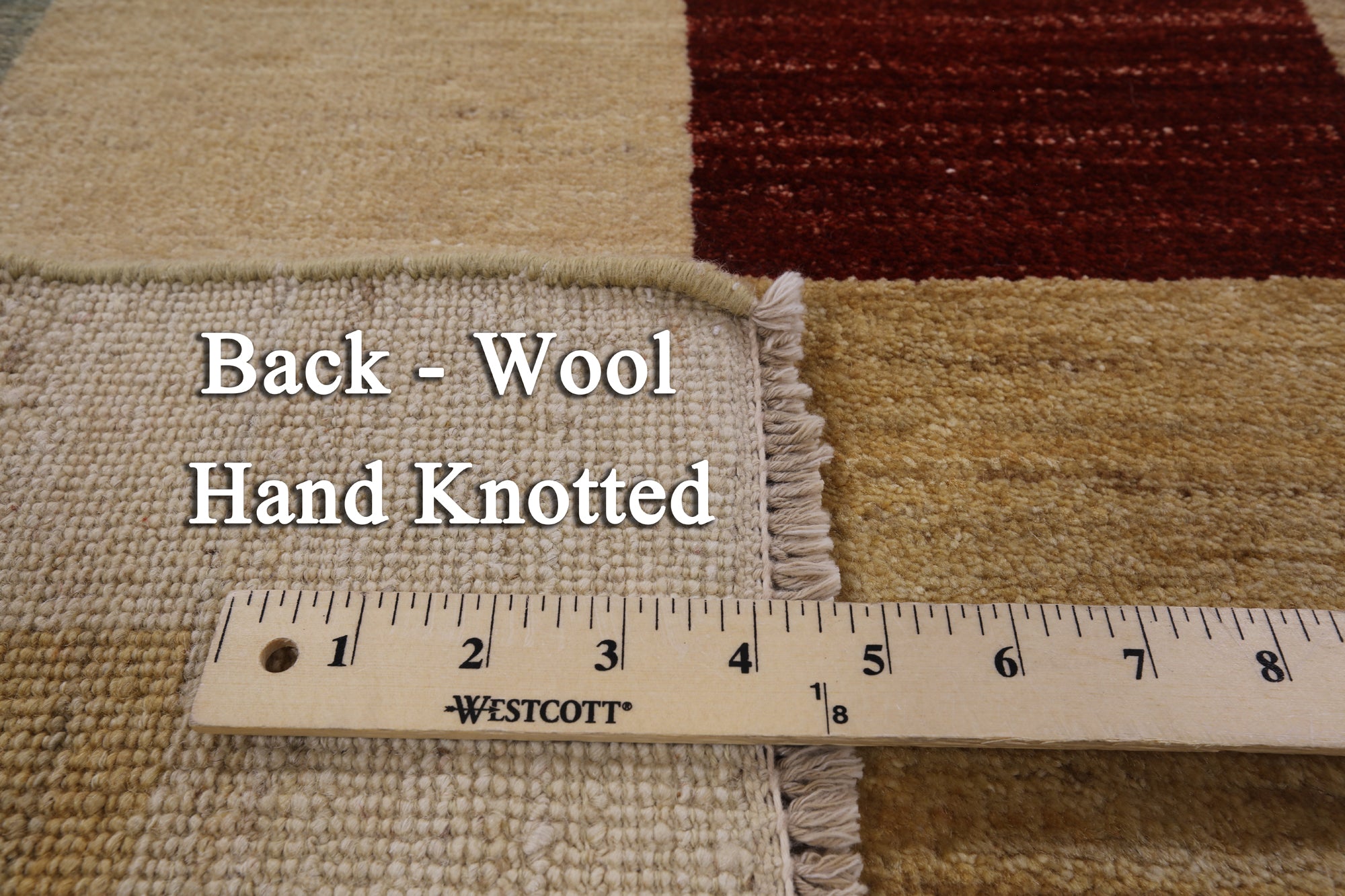 Persian Gabbeh Hand Knotted Wool Area Rug - 5' 7" X 7' 9" - Golden Nile