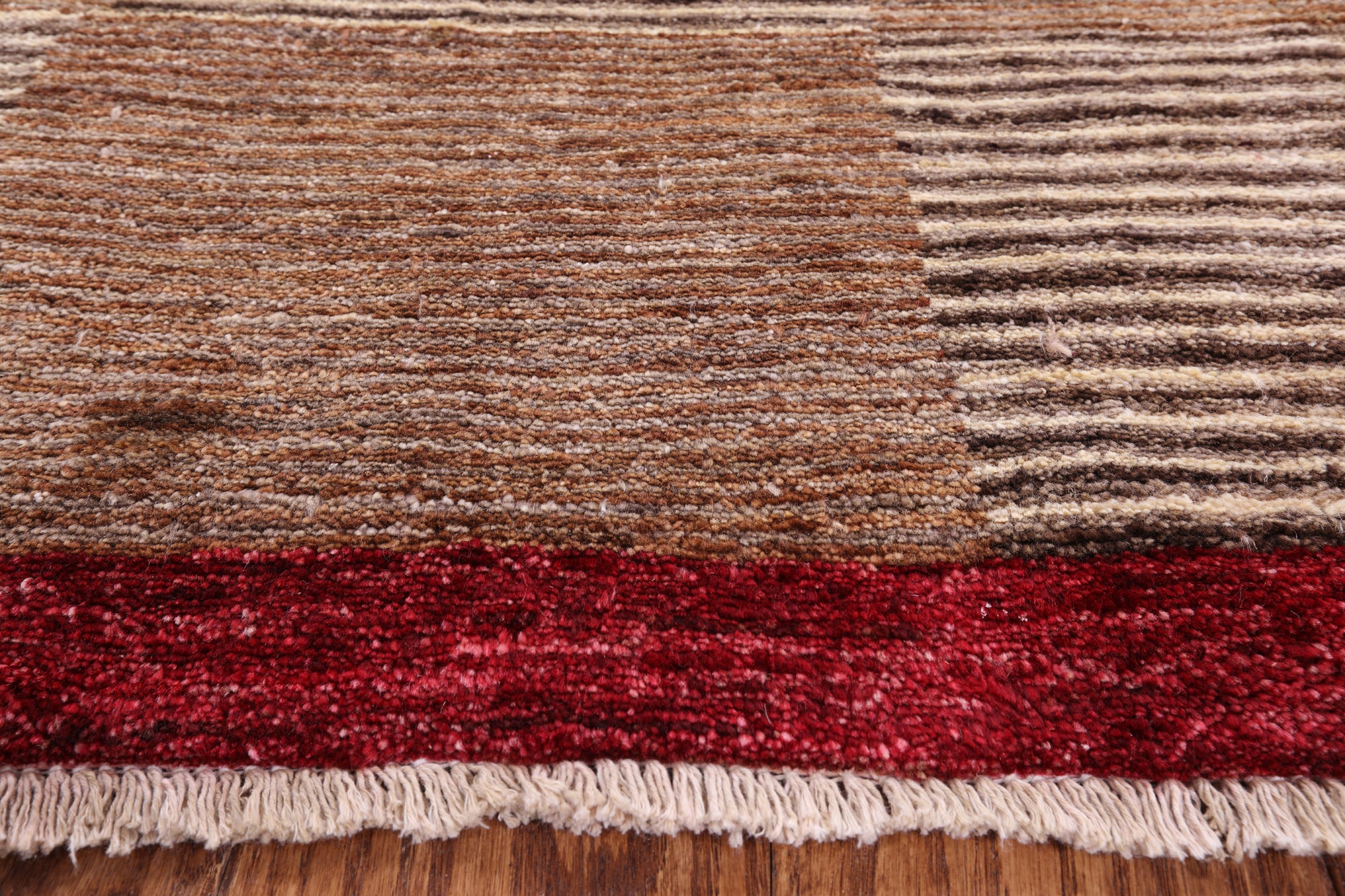 Persian Gabbeh Hand Knotted Wool Area Rug - 6' 3" X 9' 0" - Golden Nile