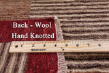 Persian Gabbeh Hand Knotted Wool Area Rug - 6' 3" X 9' 0" - Golden Nile