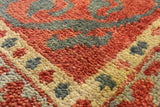Geometric Persian Mamluk Hand Knotted Wool Rug - 8' 0" X 10' 0'' - Golden Nile