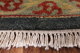 Geometric Persian Mamluk Hand Knotted Wool Rug - 8' 0" X 10' 0'' - Golden Nile