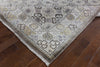 100% Silk Grey Hand Knotted Wool Area Rug 8 X 10 - Golden Nile