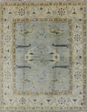 8 X 10 Hand Knotted Oushak Area Rug - Golden Nile