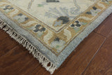 8 X 10 Hand Knotted Oushak Area Rug - Golden Nile