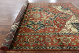 Oriental Serapi Heriz 9 X 13 Hand Knotted Rug - Golden Nile