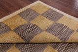 Persian Gabbeh Handmade Wool Rug - 6' 8" X 10' 1" - Golden Nile