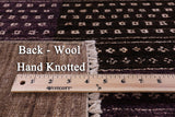 Double Knotted Persian Gabbeh Handmade Wool Rug - 8' 1" X 10' 2" - Golden Nile