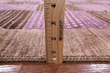 Double Knotted Persian Gabbeh Handmade Wool Rug - 8' 1" X 10' 2" - Golden Nile