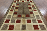 Gabbeh Collection Oriental Double Knotted 7 x 11 Rug - Golden Nile
