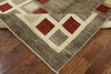 Gabbeh Collection Oriental Double Knotted 7 x 11 Rug - Golden Nile