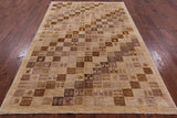 Persian Gabbeh Hand Knotted Wool Rug - 6' 0" X 8' 10" - Golden Nile