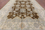 Oushak Hand Knotted Rug - 10' 2" X 14' 2" - Golden Nile