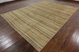 Hand Knotted 9 X 12 Gabbeh Rug - Golden Nile