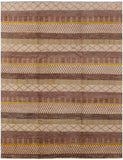 Persian Gabbeh Hand Knotted Wool Rug - 7' 10" X 10' 4" - Golden Nile