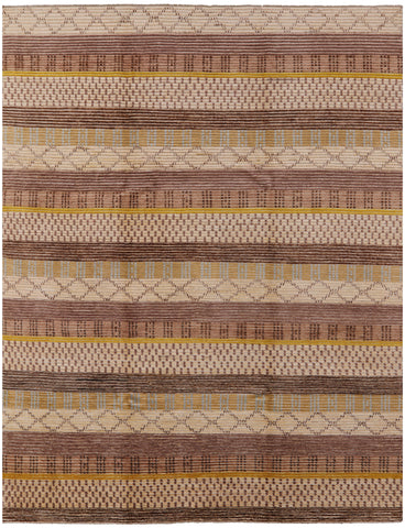 Persian Gabbeh Hand Knotted Wool Rug - 7' 10